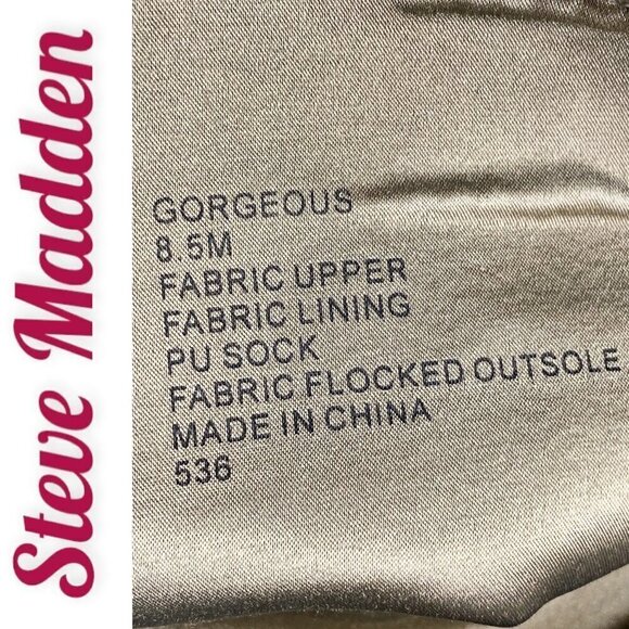 STEVE MADDEN “Gorgeous” Taupe Gray Over-The-Knee Faux Vegan Suede Boots, Sz 8.5 - Picture 6 of 12